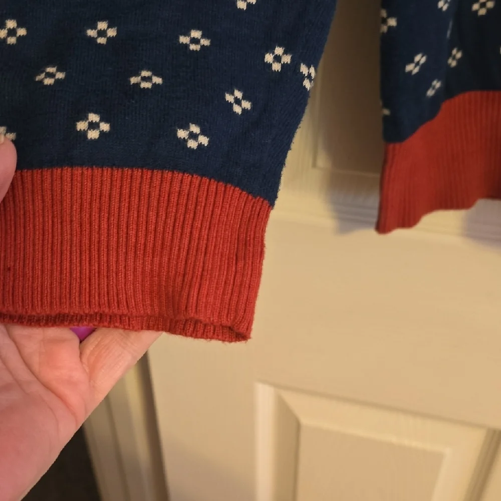 Nationa Lampoons Christmas Vacation Griswold‎ Sweater - Blue and Red